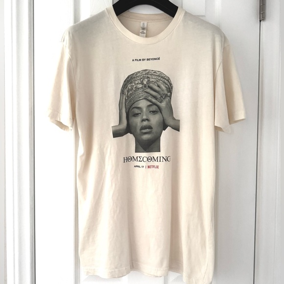 Beyonce Cream Graphic T-Shirt - Picture 1 of 3
